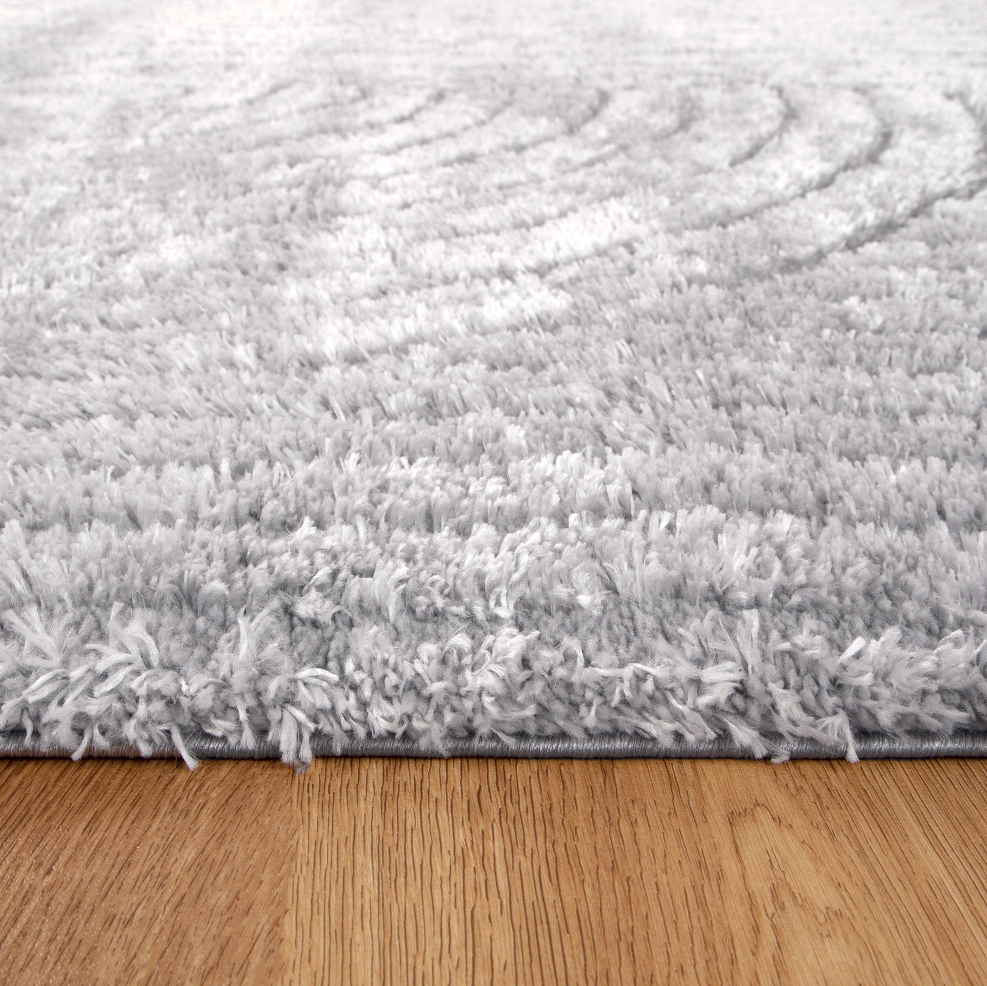 Tender Dior Silver Shag Rug - Floorsome - Area Rug - TEND12004SILV - Area Rug