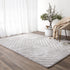 Tender Modern Silver Shag Rug - Floorsome - Area Rug - TEND12002SILV - Area Rug