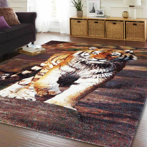 Tiger Multi Coloured Rug - Floorsome - Modern