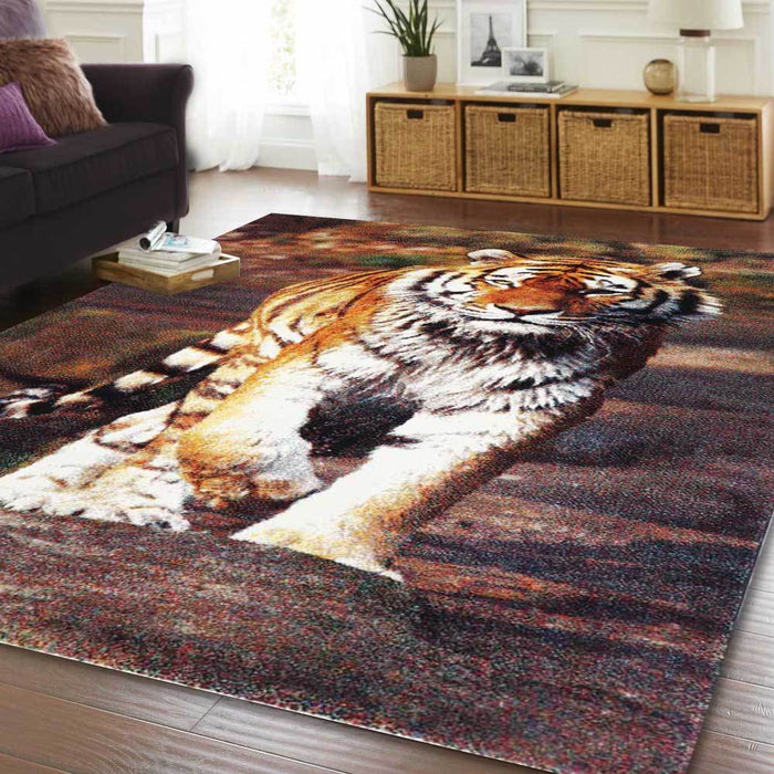 Tiger Multi Coloured Rug