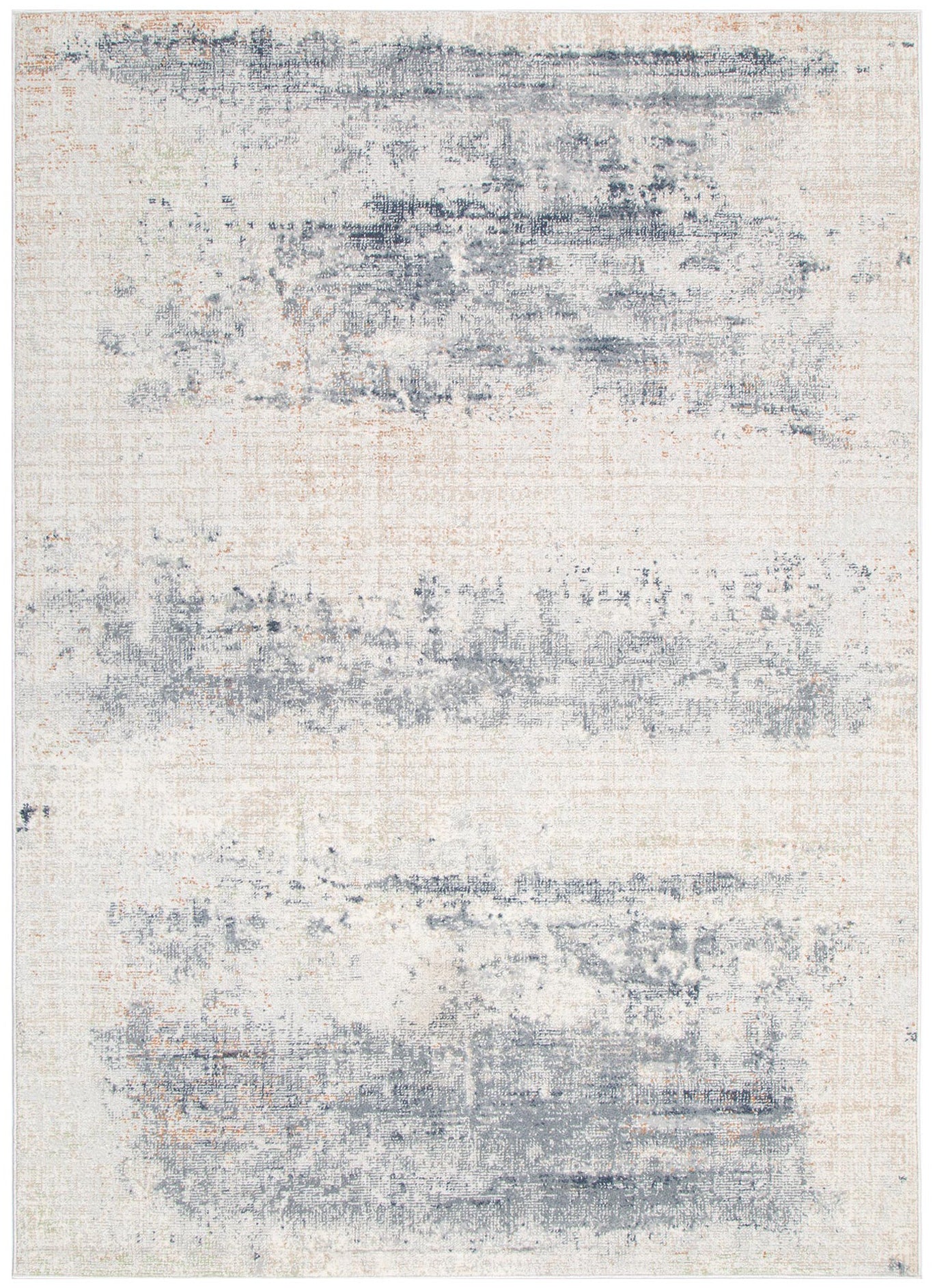 Toscana Distressed Splash Beige Blue Rug TOS5 - Floorsome - Area Rug - TOSC1605 - Area Rug