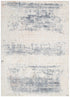 Toscana Distressed Splash Beige Blue Rug TOS5 - Floorsome - Area Rug - TOSC1605 - Area Rug