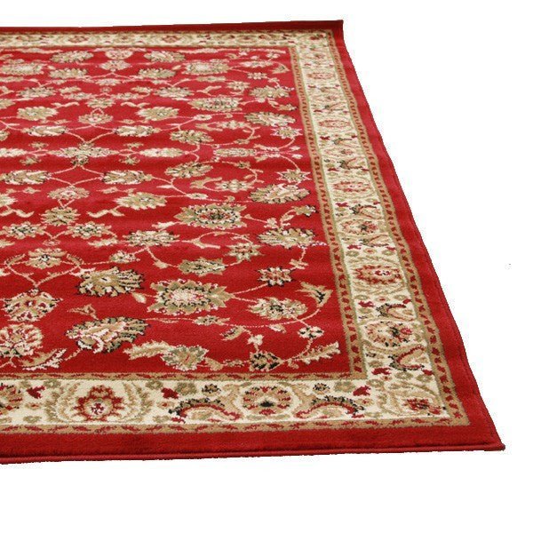 Traditional Floral Design Rug Red - Floorsome - Traditional - IST - 2 - RI - 170X120 - Traditional
