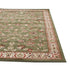 Traditional Floral Design Runner Rug Green - Floorsome - Traditional