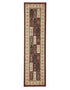 Traditional Panel Design Burgundy with Ivory Runner - Floorsome - Traditional - SYD - 4 - RI - 300X80 - Traditional