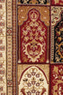 Traditional Panel Design Burgundy with Ivory - Floorsome - Traditional - SYD - 4 - RI - 150X80 - Traditional