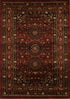 Traditional Shiraz Design Rug Burgundy Red - Floorsome - Traditional