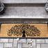 Tree of Life Rubber Bordered Coir Doormat - Floorsome - DMRUBRTREE40120 - 