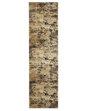Tribute Modern Rust Runner Rug - Floorsome - Modern