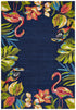 Tropical Garden Stunning Indoor Outdoor Rug - Floorsome - Outdoor - COP - 591 - NVY - 225X155 - Outdoor