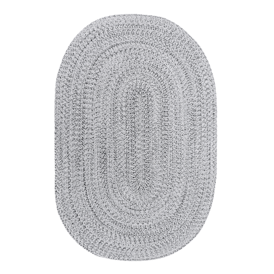 Tula Grey Oval Indoor Outdoor Rug - Floorsome - Indoor/Outdoor Rugs