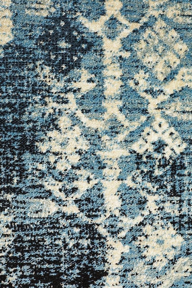 Urdu Tribal Rug Blue - Floorsome - Modern - CAL - 6108 - BLU - 230X160 - Modern
