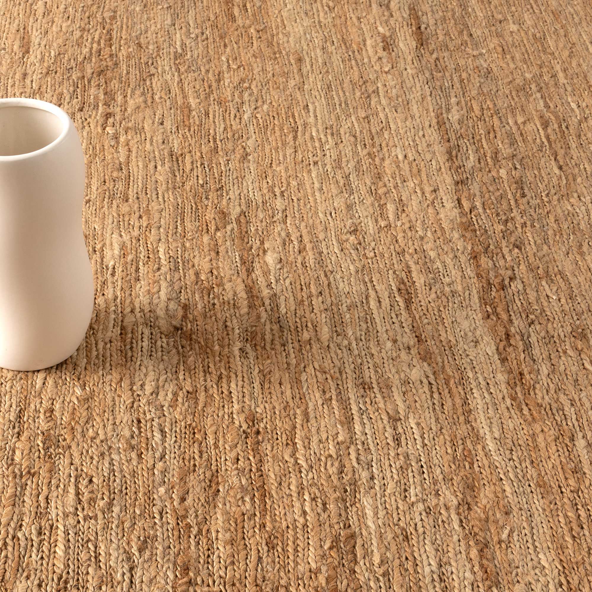 Varkala Braided Jute Rug - Floorsome - Area Rug - VARK160JUTE - Area Rug