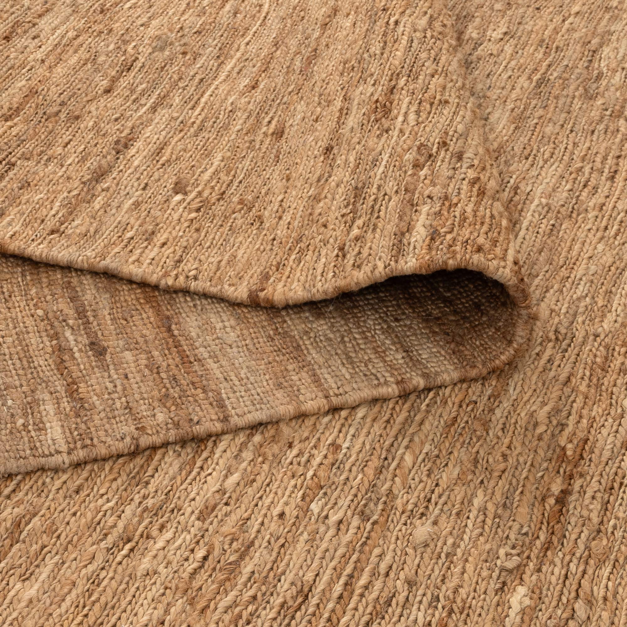 Varkala Braided Jute Rug - Floorsome - Area Rug - VARK160JUTE - Area Rug