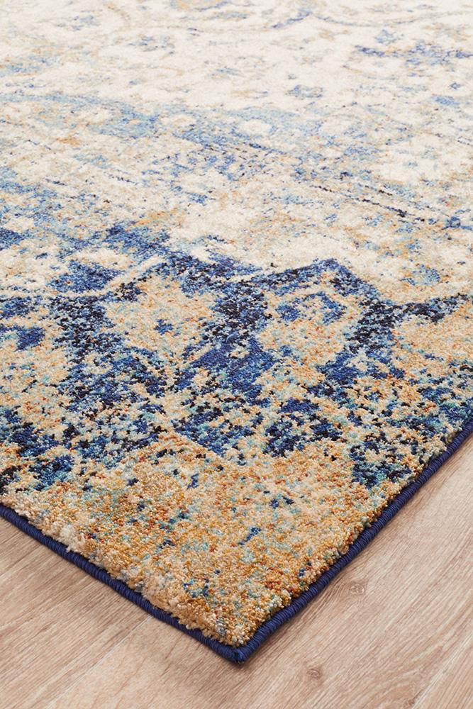 Venice Stunning Designer Rug Ivory Blue - Floorsome - Modern - ANA - 252 - BLUE - 230X160 - Modern