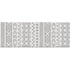 Vento Chevron Grey And White Soft Padded Kitchen Mat - Floorsome - Kitchen Mat - KITVENTO0009544 - Kitchen Mat