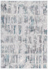 Vestige Abstract Grey Blue Rug - Floorsome - Area Rug - VEST160002 - Area Rug