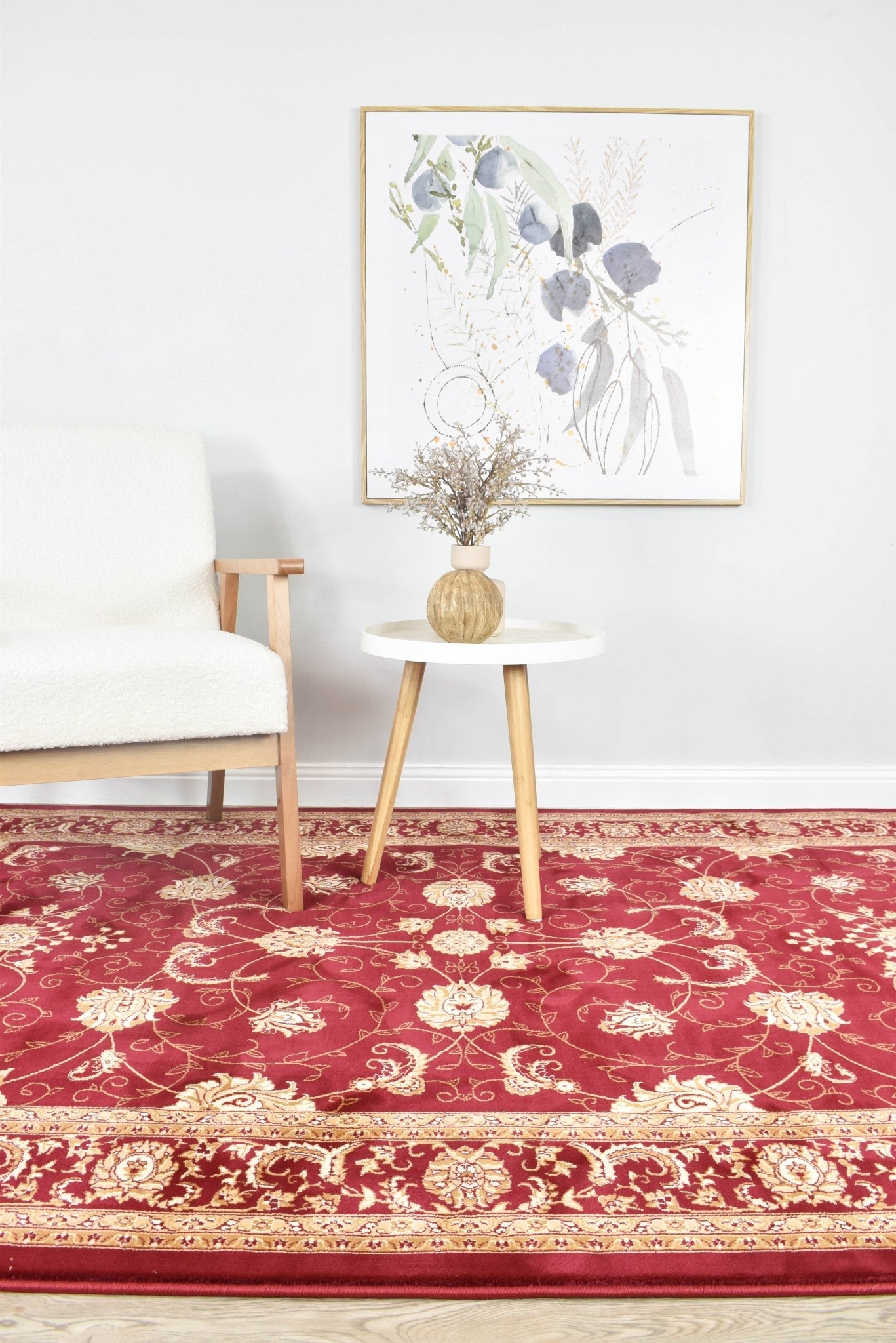Vienna 84 Red - Floorsome - TRADITIONAL - RIVIE - 84 - RED - 160X230 - TRADITIONAL