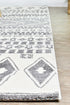 Vision 343 Cream Light Grey Rug - Floorsome - MODERN - NOVA - D343A - WHITE - L.GREY - 80X150 - MODERN