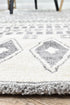 Vision 343 Cream Light Grey Rug - Floorsome - MODERN - NOVA - D343A - WHITE - L.GREY - 80X150 - MODERN