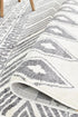 Vision 343 Cream Light Grey Rug - Floorsome - MODERN - NOVA - D343A - WHITE - L.GREY - 80X150 - MODERN