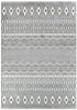 Vision 343 Light Grey Cream Rug - Floorsome - MODERN - NOVA - D343B - L.GREY - WHITE - 80X150 - MODERN