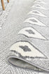 Vision 343 Light Grey Cream Rug - Floorsome - MODERN - NOVA - D343B - L.GREY - WHITE - 80X150 - MODERN