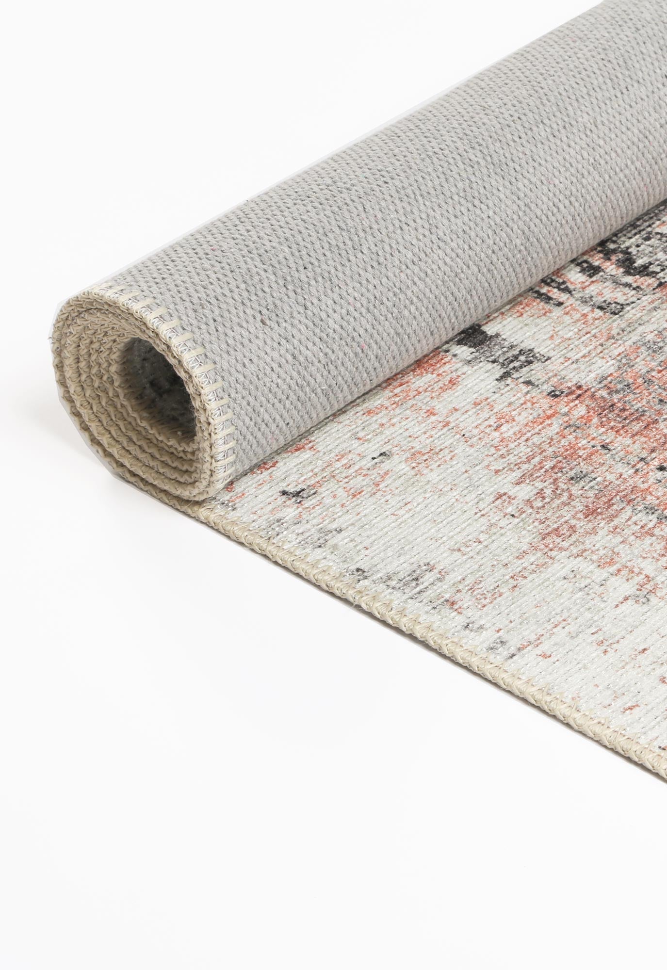 Vital Abstract Celine Blush Washable Rug - Floorsome - Area Rug - VINT200152521 - Area Rug