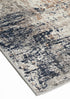 Vital Abstract Echo Blue Grey Washable Rug - Floorsome - Area Rug - VINT160169302 - Area Rug