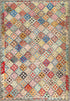 Vital Diamond Vintage Multi Washable Rug - Floorsome - Area Rug - VINT160264300 - Area Rug