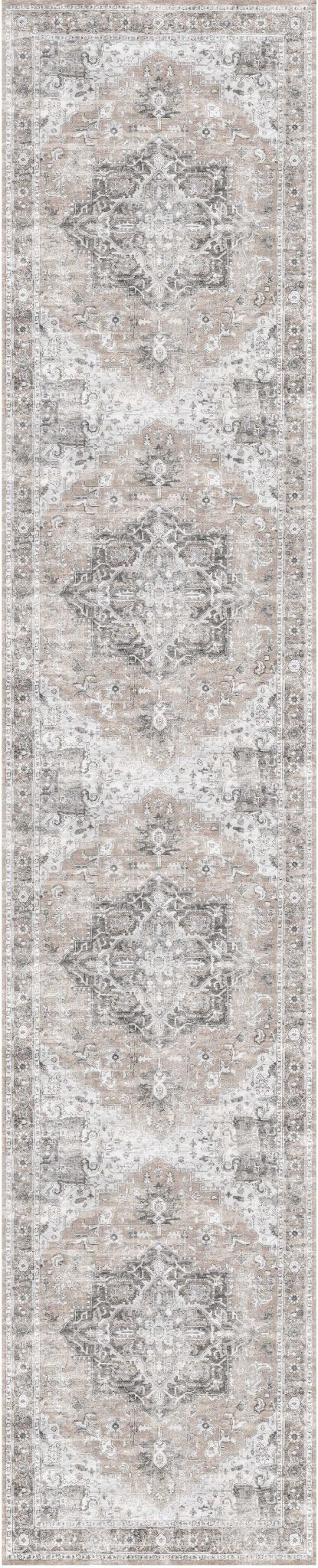 Vital Distressed Vintage Cezanne Blush Area Runner - Floorsome - Area Rug - VINC7013082-11 - Area Rug