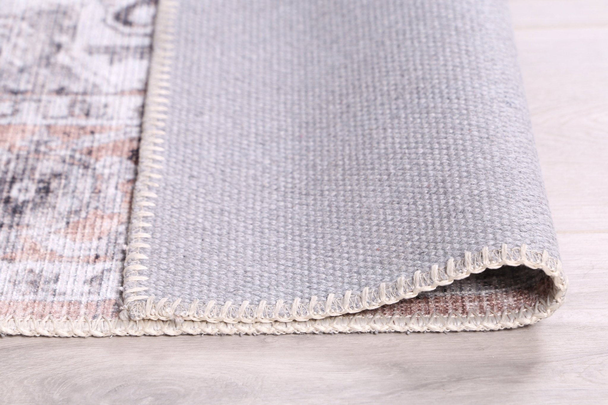 Vital Distressed Vintage Cezanne Blush Washable Rug - Floorsome - Area Rug - VINT160308211 - Area Rug