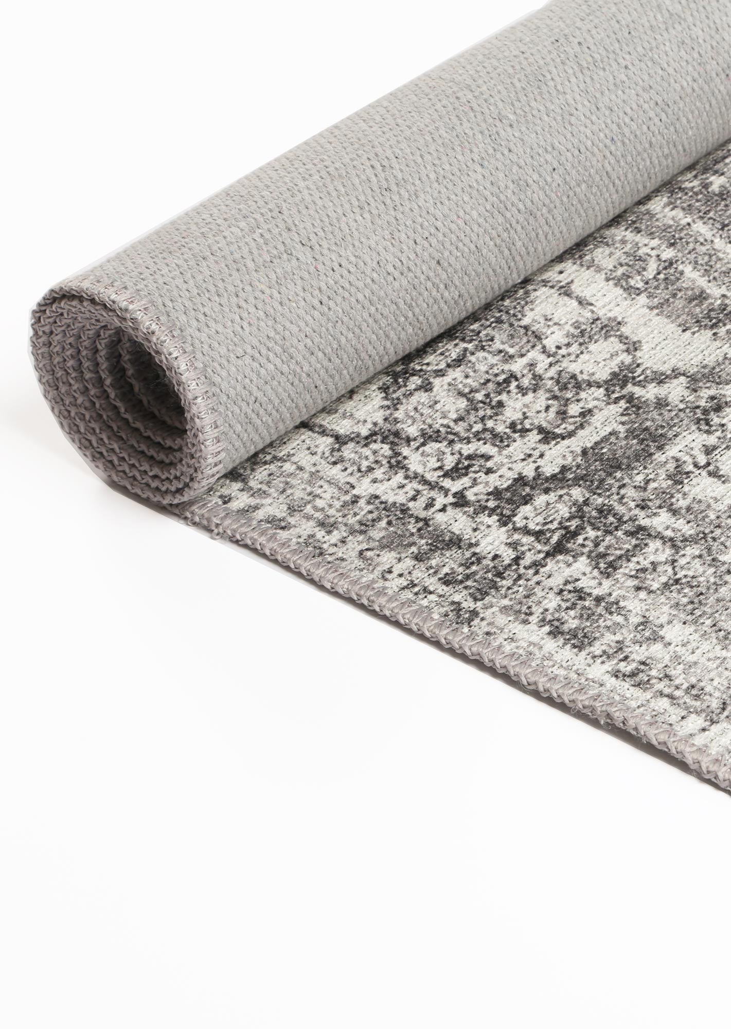 Vital Distressed Vintage Chilaz Grey Rug - Floorsome - Area Rug - VINT160208504 - Area Rug