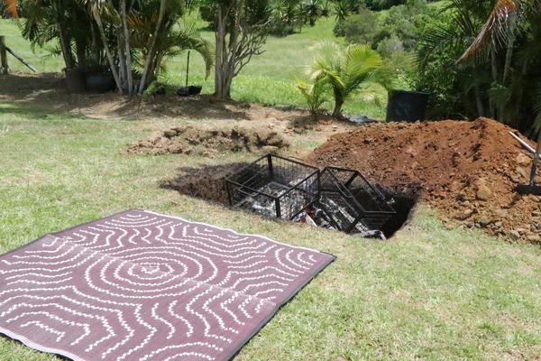 WATER DREAMING Aboriginal Design Recycled Mat, Red Wine & White 1.8 x 1.8m - Floorsome - Outdoor Rugs - GKOZ310A - Outdoor Rugs