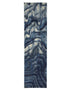 Waves Modern Indigo Runner Rug - Floorsome - Modern