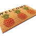 Welcome Pineapple PVC Backed Door Mat - Floorsome - Door Mat - DMWELPNAPL04575 - Door Mat