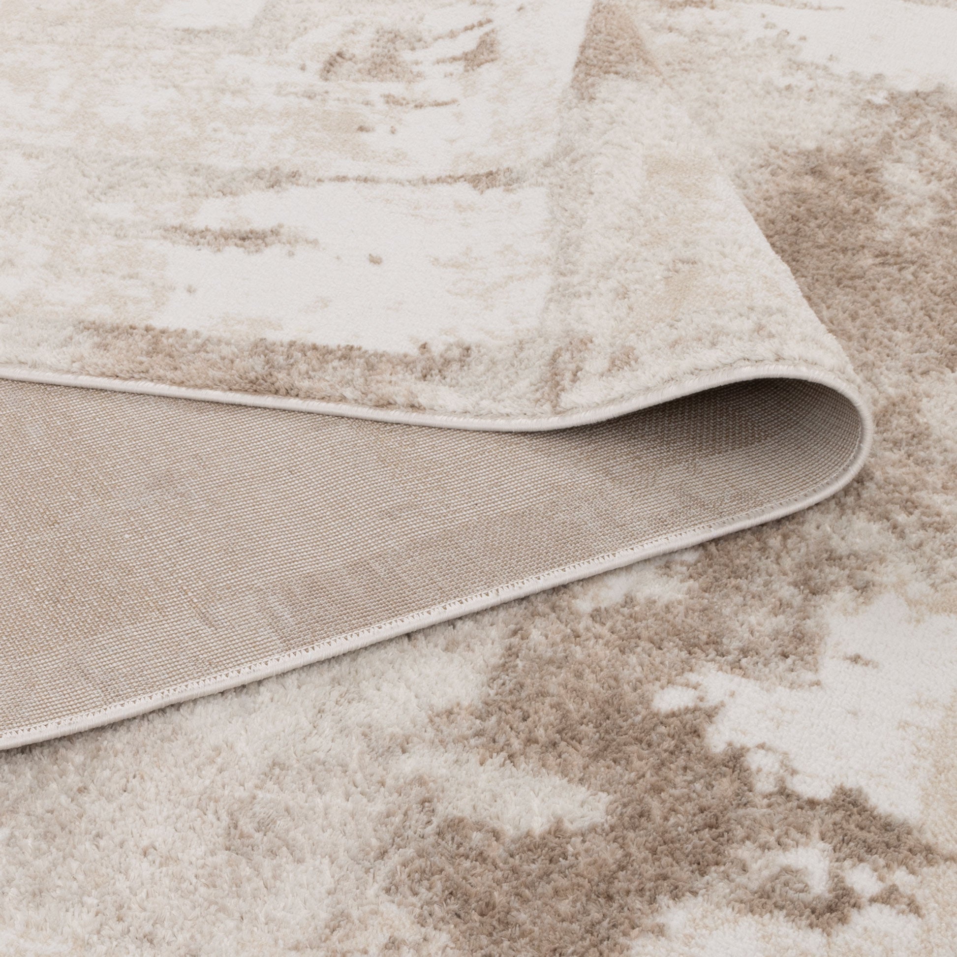 Wellington Abstract Wash Brown Rug - Floorsome - Area Rug - WELL160W007 - Area Rug