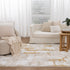 Wellington Abstract Wash Gold Rug - Floorsome - Area Rug - WELL160W009 - Area Rug