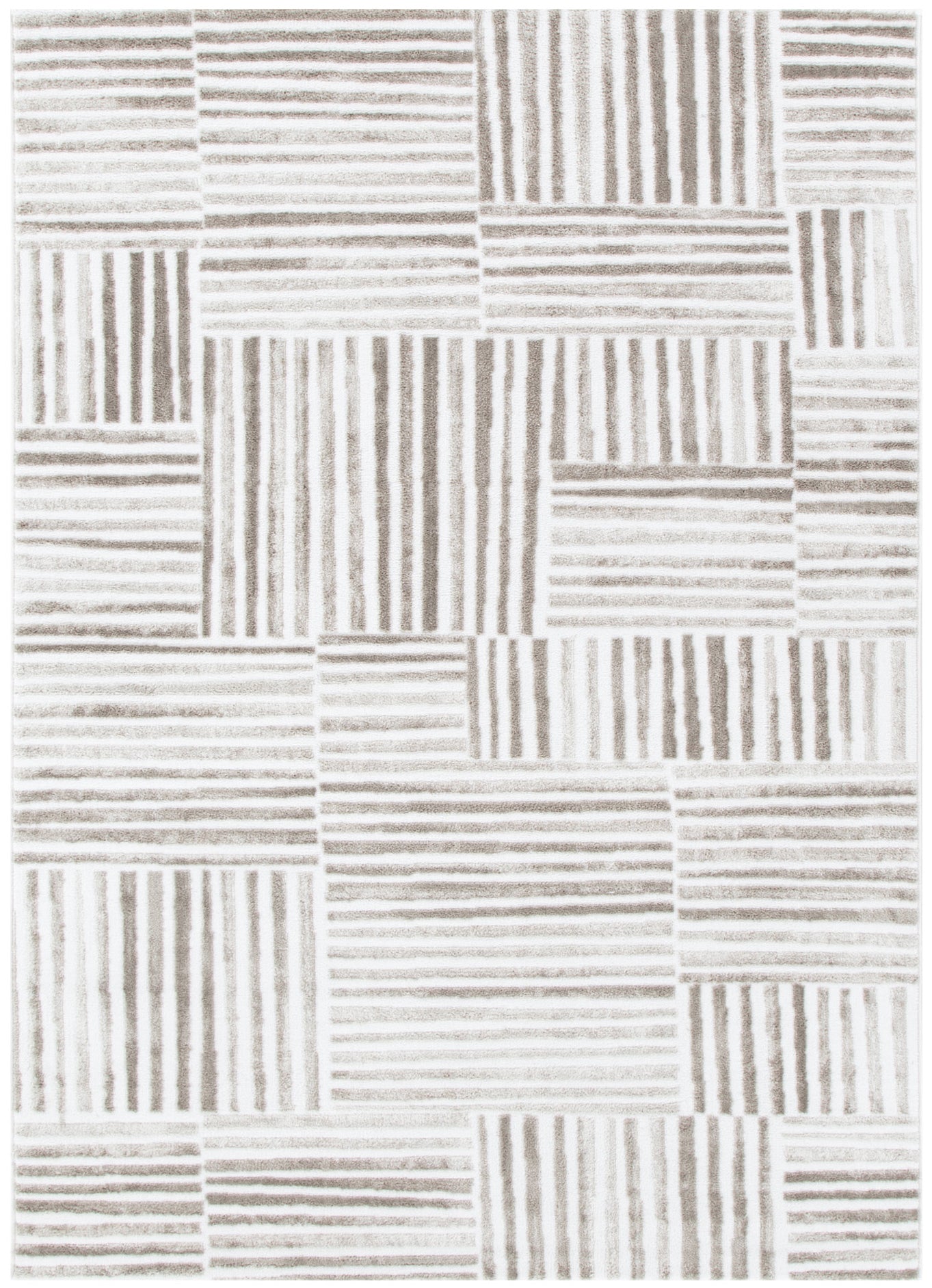 Wellington Geometric Lines Beige Rug - Floorsome - Area Rug - WELL160W003 - Area Rug