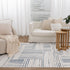 Wellington Geometric Lines Blue Rug - Floorsome - Area Rug - WELL160W002 - Area Rug