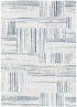 Wellington Geometric Lines Blue Rug - Floorsome - Area Rug - WELL160W002 - Area Rug