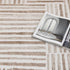 Wellington Geometric Lines Brown Rug - Floorsome - Area Rug - WELL160W001 - Area Rug
