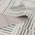 Wellington Geometric Lines Green Rug - Floorsome - Area Rug - WELL160W005 - Area Rug