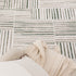 Wellington Geometric Lines Green Rug - Floorsome - Area Rug - WELL160W005 - Area Rug