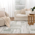 Wellington Geometric Lines Green Rug - Floorsome - Area Rug - WELL160W005 - Area Rug