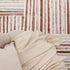 Wellington Geometric Lines Rust Rug - Floorsome - Area Rug - WELL160W004 - Area Rug