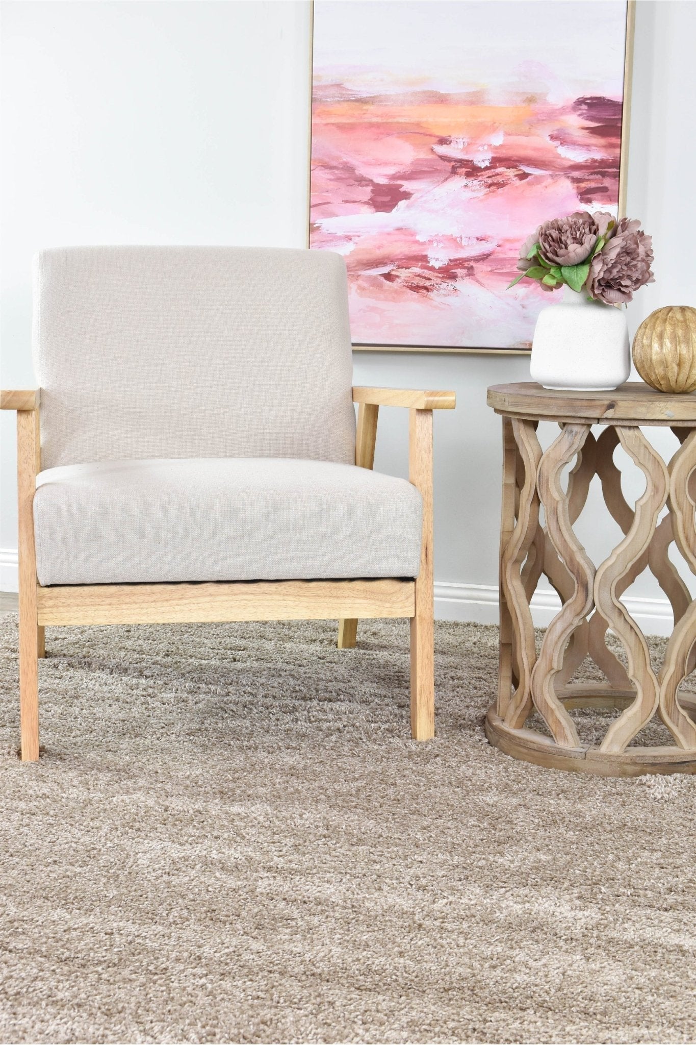 Willow 71441 080 Brown - Floorsome - SHAGGY - ISLAND - 71441 - 080 - 160X230 - SHAGGY