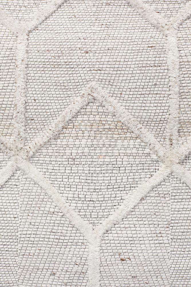 Winter Grey Brush Modern Rug - Floorsome - Modern - VIS - 5055 - GRY - 225X155 - Modern
