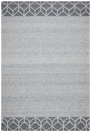 Winter Grey Pulse Modern Rug - Floorsome - Modern
