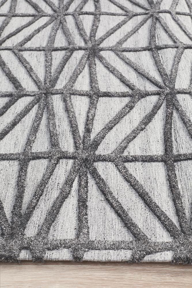 Winter Pewter Prestige Modern Rug - Floorsome - Modern - VIS - 5053 - PEW - 225X155 - Modern